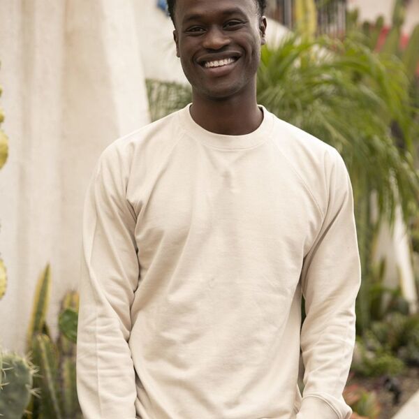 Unisex Icon Lightweight Loopback Terry Crewneck Sweatshirt Thumbnail