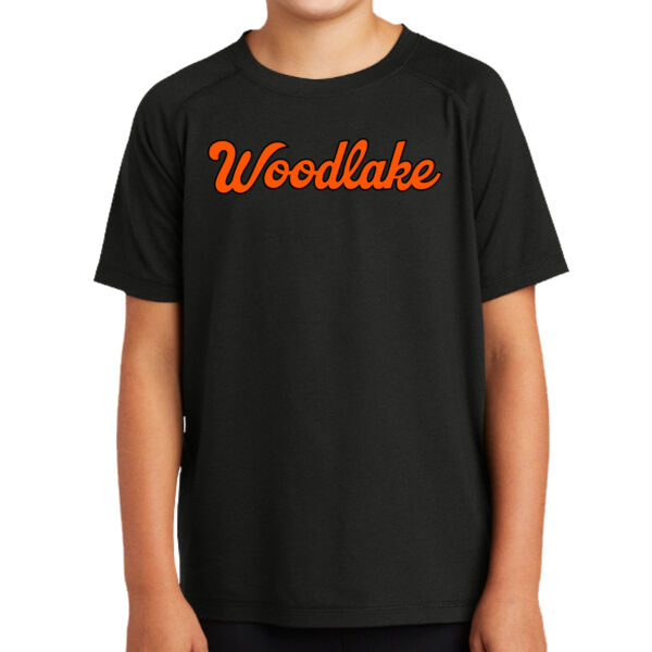 Sport-Tek Youth Posicharge Tri-Blend Wicking Raglan Tee Thumbnail