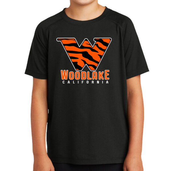 Sport-Tek Youth Posicharge Tri-Blend Wicking Raglan Tee Thumbnail