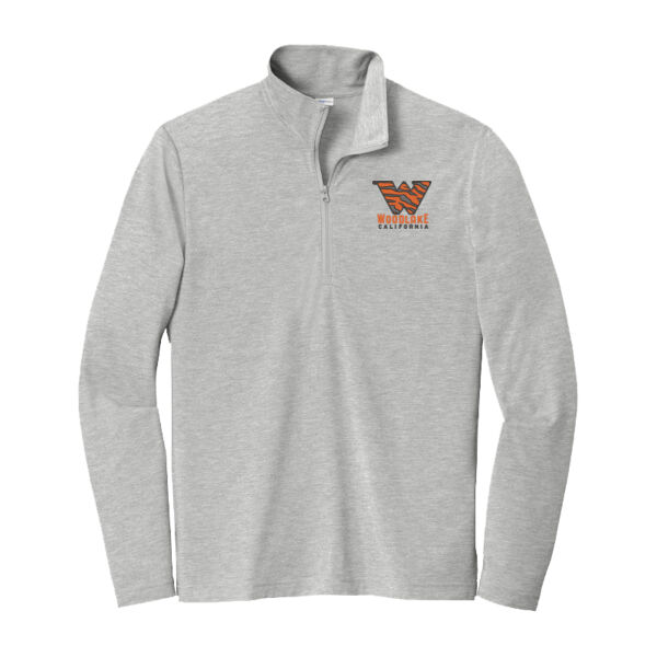 Sport-Tek Posicharge Tri-Blend Wicking 1/4 Zip Pullover Thumbnail