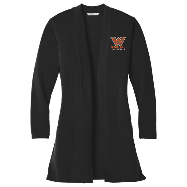 Port Authority Women's Concept Long Pocket Cardigan Thumbnail