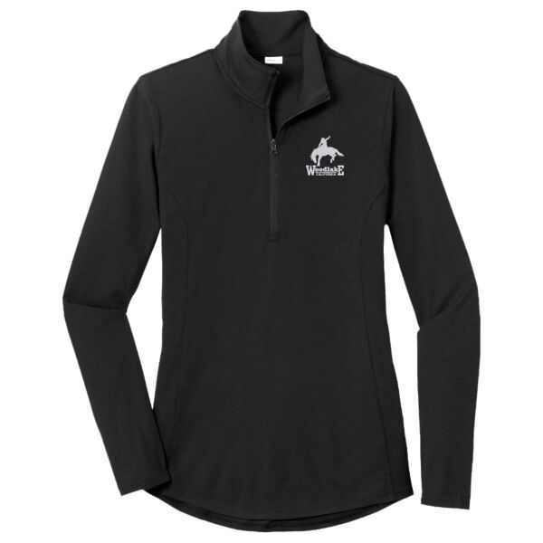 Women's Sport-Tek Posicharge Tri-Blend 1/4 zip Pullover Thumbnail